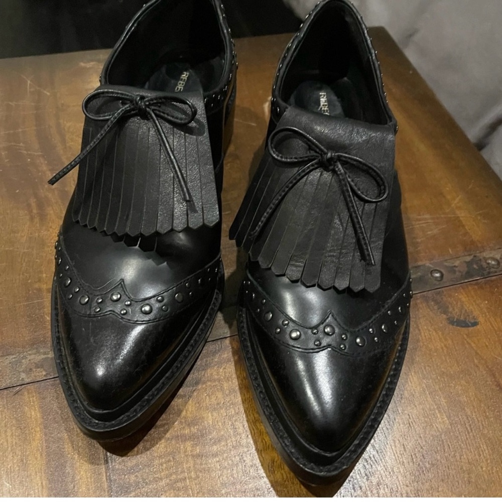 Black Leather Men's Dress Shoes